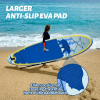 Inflatable Stand Up Paddle Board with Paddleboard Accessories;  Ultra-Light;  Durable;  Yoga SUP Great for Adults Kids Pets;  Family Friendly